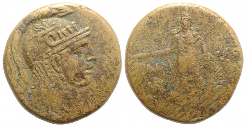 Pontos, Amisos, temp. Mithradates VI, c. 85-65 BC. Æ (30mm, 18.46g, 12h). Head o...