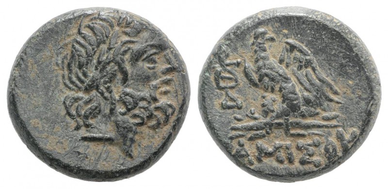 Pontos, Amisos, time of Mithradates VI, c. 85-65 BC. Æ (20mm, 8.46g, 12h). Laure...