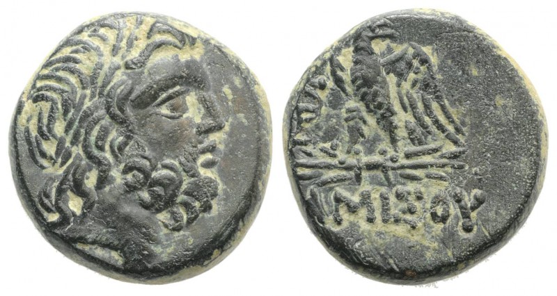 Pontos, Amisos, time of Mithradates VI, c. 85-65 BC. Æ (19mm, 8.35g, 12h). Laure...
