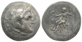 Aeolis, Kyme, c. 188-170 BC. AR Tetradrachm (36mm, 15.80g, 12h). In the name and types of Alexander III of Macedon. Dionysios, magistrate. Head of Her...