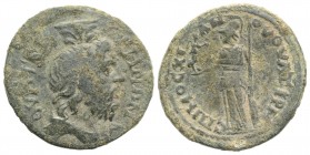 Lydia, Thyateira. Pseudo-autonomous issue, time of Commodus (177-192). Æ (28mm, 8.89g, 12h). Moschianos Philippou, strategos, c. 184-8. Draped bust of...