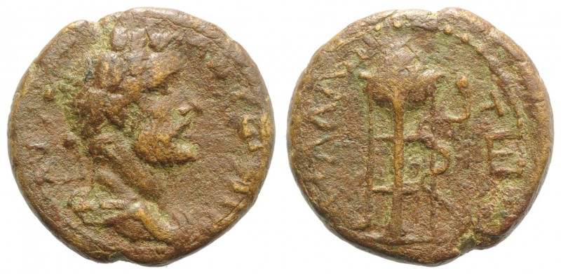 Antoninus Pius (138-161). Cilicia, Mallus. Æ (21.5mm, 6.79g, 12h). Laureate head...