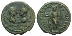 Gordian III and Tranquillina (238-244). Moesia Inferior, Tomis. Æ (27mm, 10.84g, 12h). Confronted busts of Gordian r., laureate, draped and cuirassed,...