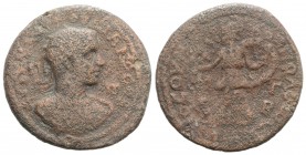 Gordian III (238-444). Cilicia, Tarsus. Æ (37mm, 24.63g, 6h). Radiate, draped and cuirassed bust r. R/ Athena standing facing, head l., holding Nike, ...