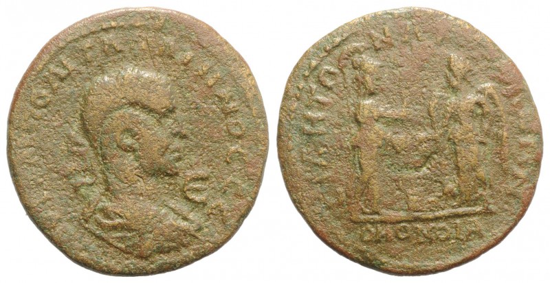 Gallienus (253-268). Pamphylia, Side in alliance with Attalia. Æ 5 Assaria (30mm...