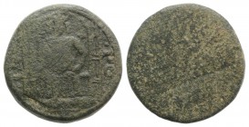 France, Medieval Æ Weight (18mm, 6.34g). King enthroned facing. R/ Blank. Good Fine