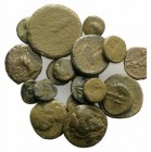 Lot of 18 Greek Æ coins, to be catalog. Lot sold as it, no returns