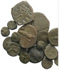 Lot of 17 Greek and Byzantine Æ coins, to be catalog. Lot sold as it, no returns