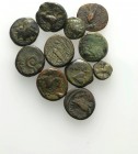 Lot of 11 Greek Æ coins, to be catalog. Lot sold as it, no returns