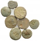 Lot of 8 Greek and Roman Provincial Æ coins, to be catalog. Lot sold as it, no returns