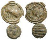 Lot of 2 Celtic-Greek Æ coins, to be catalog. Lot sold as it, no returns