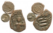 Lot of 3 Greek and Byzantine Æ coins, to be catalog. Lot sold as it, no returns