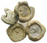 Lot of 4 Greek-Roman PB Seals, to be catalog. Lot sold as it, no returns