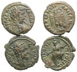 Septimius Severus, lot of 2 Roman Provincial Æ coins, to be catalog. Lot sold as it, no returns