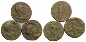Lot of 3 Roman Provincial coins, to be catalog. Lot sold as it, no returns