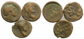 Lot of 3 Roman Provincial coins, to be catalog. Lot sold as it, no returns
