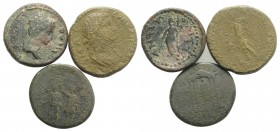 Lot of 3 Roman Provincial Æ coins, to be catalog. Lot sold as it, no returns