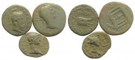 Lot of 3 Roman Provincial Æ coins, to be catalog. Lot sold as it, no returns