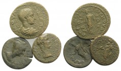 Lot of 3 Roman Provincial Æ coins, to be catalog. Lot sold as it, no returns