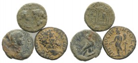 Lot of 3 Roman Provincial Æ coins, to be catalog. Lot sold as it, no returns