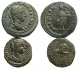 Lot of 2 Roman Provincial Æ coins, to be catalog. Lot sold as it, no returns