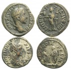 Lot of 2 Roman Imperial Fourreè Denarii, including Caracalla and Severus Alexander. Lot sold as it, no returns