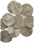Lot of 10 Roman Imperial Antoninianii, to be catalog. Lot sold as it, no returns