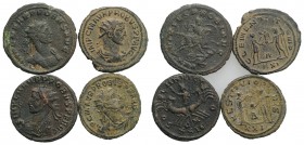 Probus, lot of 4 Antoninianii, to be catalog. Lot sold as it, no returns
