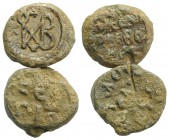 Lot of 2 Byzantine PB Seals, to be catalog. Lot sold as it, no returns