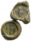 Lot of 2 Byzantine PB Seals, to be catalog. Lot sold as it, no returns