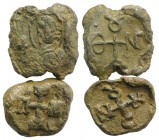 Lot of 2 Byzantine PB Seals, to be catalog. Lot sold as it, no returns