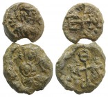 Lot of 2 Byzantine PB Seals, to be catalog. Lot sold as it, no returns