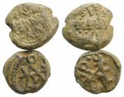 Lot of 2 Byzantine PB Seals, to be catalog. Lot sold as it, no returns