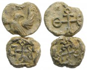 Lot of 2 Byzantine PB Seals, to be catalog. Lot sold as it, no returns