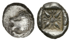 Greek
IONIA. Miletos. (6th-5th centuries BC).
AR Diobol (9.02mm 1.23g)