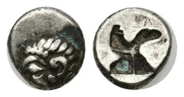 Greek
IONIA. Kolophon. (Late 6th century BC).
1/24 Stater or Hemiobol (6.91mm 0.29g)