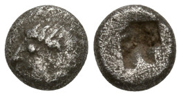 Greek
IONIA. Kolophon. (6th cenrury BC)
AR Tetartemorion (6.6mm 0.25g)