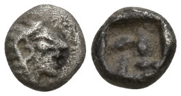 Greek
IONIA. Kolophon. (6th cenrury BC)
AR Tetartemorion (6.8mm 0.2g)