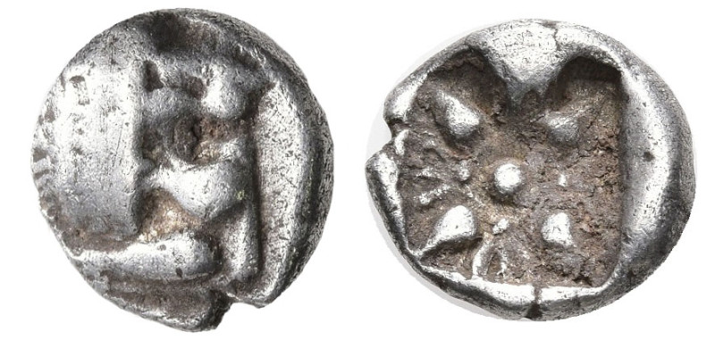 Greek
IONIA. Miletos. (Late 6th-early 5th centuries BC).
AR Diobol (10.1mm 1.1...