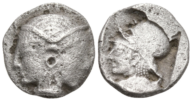 Greek
MYSIA. Lampsakos. (Circa 500-450 BC).
AR Diobol (13.4mm 1.02g)
Obv: Jan...