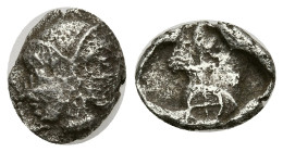 Greek
MYSIA. Lampsakos. (Circa 500-450 BC).
AR Trihemiobol (10.76mm 0.86g)