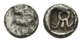 Greek
ASIA MINOR. Uncertain. (Mid-late 5th century BC).
AR Tetartemorion (5.29mm 0.19g)