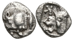 Greek
MYSIA. Kyzikos. (450-400 BC)
AR Obol (9mm 0.74g)