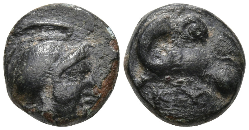 Greek
IONIA. Klazomenai. (4th century BC)
AE Bronze (13.8mm 1.32g)