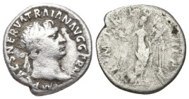 Roman Imperial
Trajan (98-117 AD). Rome.
AR Denarius (18.53mm 3.09g)