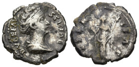 Roman Imperial
Diva Faustina I (140-141 AD). Rome
AR Denarius (18.5mm 2.84g)