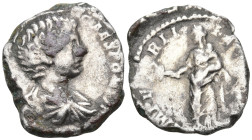 Roman Imperial
Caracalla, Caesar (196-198 AD). Rome
AR Deanrius (21.4mm 2.47g)