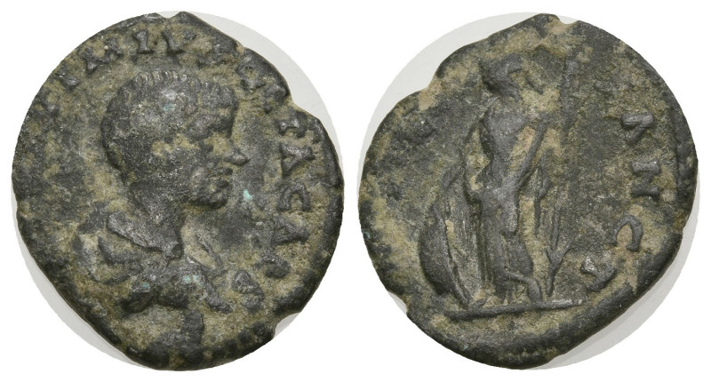 Roman Imperial
Geta, as Caesar (198-209 AD). Laodicea ad Mare
AR Denarius (17....