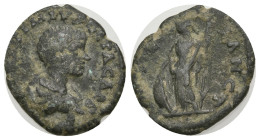 Roman Imperial
Geta, as Caesar (198-209 AD). Laodicea ad Mare
AR Denarius (17.38mm 2.78g)