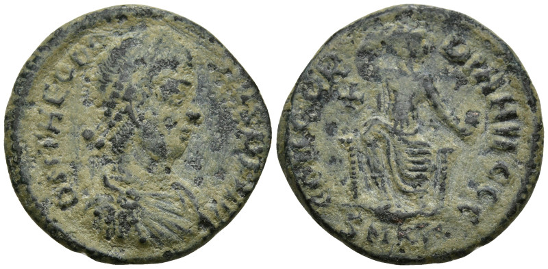 Roman Imperial
Theodosius I (379-395 AD). Kyzikos
AE Follis (24.6m 2.69g)